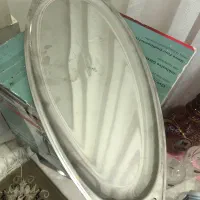 سینی ماهی استیل ۵۰ ساله اب نخورده و سنگین