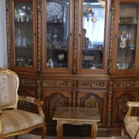 بوفه چوبی قهویی