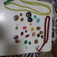 نگین انگشتر و تسبیح شاه مقصود و سندلوس