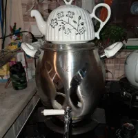 کتری و قوری ۶ لیتری در حد نو فروشی روسی خارجی