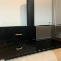 میز تلوزیون تمام شیشه