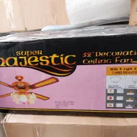 پنکه سقفی لوستردار