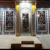 رنگ آمیزی   در او پنجره ودیوار آهن اجرای کفپوش