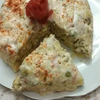 پیراشکی سالاد ماکارونی  سالاد الویه|خوردنی و آشامیدنی|مشهد, حجاب (شهرک غرب)|دیوار