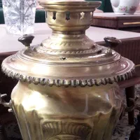 سماور برنجی ذغالی کار ۲۵ سال قبل تبریز نو نیم متری|سماور، چایساز، قهوهساز|قم, یخچال قاضی|دیوار