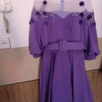 یک پیراهن بنفش سایز۳۸|لباس|سیرجان, |دیوار