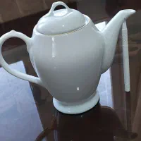 قوری پایه بلند لب طلا مقصود