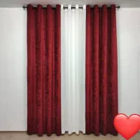 پرده پانچی اماده نصب