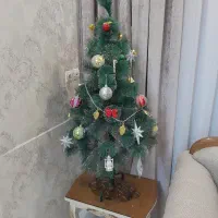 درخت کاج با تمام لوازم