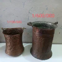 وسایل قدیمی.سطل مسی، ظرف شیر..ورق بزنید|کلکسیون اشیاء عتیقه|تهران, اوقاف|دیوار