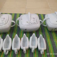 ۳ عدد کاسه ی سوپ و۶عددجاسس