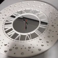 ساعت دیواری ام دی اف آینه ی