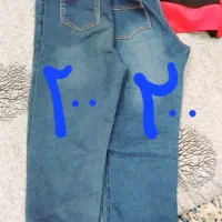 شلوار لی اسپرت دو عدد سالم تمیز