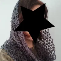 شال کاموایی رینگی قلاب بافی کار دست|لباس|پرند, فاز ۴|دیوار