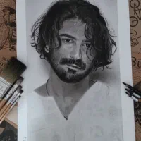 سفارش طراحی چهره سیاهقلم