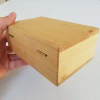 باکس چوبی دکوراتیو لوکس - باکس کادویی طلا و عطر