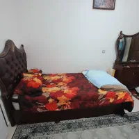 سرویس خواب تخت و کمد میز ارایش پاتختی