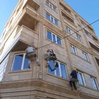 عایق نانو کار در ارتفاع با طناب راپل|خدمات پیشه و مهارت|ایلام, |دیوار