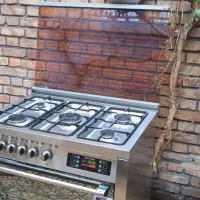 اجاق گاز استیل تکنو ایتالیا مجهز به کانوکشن درحدنو|اجاق گاز و لوازم برقی پختوپز|تهران, کاج|دیوار