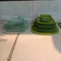 بشقاب شیشه ای شیک