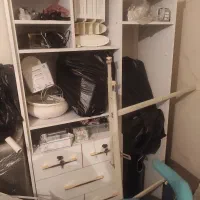 کمد دراوری کاملا نو MDFسفید کشو دار