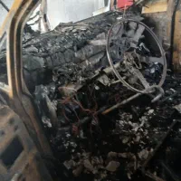 خودرو ون کاروان سایپا به علت آتش سوزی فروشی است|خودرو سواری و وانت|جویبار, |دیوار