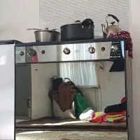 اجاق گاز ۵ شعله طرح فر ،تمیز ،قیمت مناسب