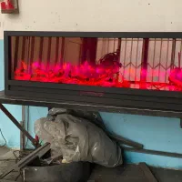 شومینه برقی دیواری نما قاب فلزی ۱۲۰