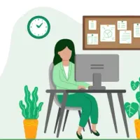 منشی فعال در شرکت دکوراسیون