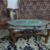 مبل سلطنتی ۹ نفره|مبلمان خانگی و میز عسلی|شاهین‌شهر, مخابرات (شهید بهشتی)|دیوار