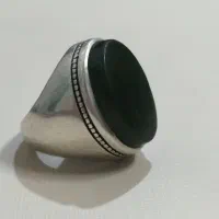 انگشتر یشم سبز افغانستان