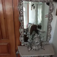 آینه شمعدان برنز