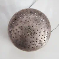 چای صاف کن عهدقاجار دست ساز روکش نقره لهستان