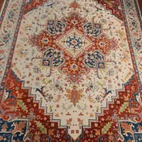 فرش ماشینی ۶ متری و پادری ست