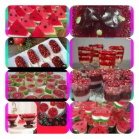 کیک های کافیشاپی و عصرانه و دسر و ژله