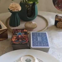 سرکتاب فال قهوه ترکیبی با تاروت پاستور شمع
