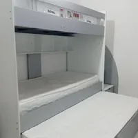 تخت خواب دو طبقه همراه با تخت مهمان|تخت و سرویس خواب|رشت, معلم|دیوار