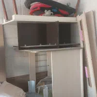 میز تحریر وکار و تخت خواب شو نوجوان (دو کاره) MDF|تخت و سرویس خواب|کاشان, زیدی|دیوار