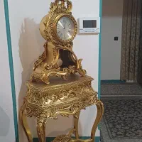 ساعت ایستاده با میز چوب درجه یک راش