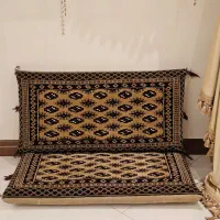 یک جفت پشتی دستبافت اصل ترکمن|پشتی|تهران, پاسداران|دیوار