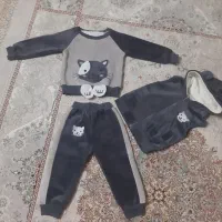 ست اسپرت مخمل ۳ تیکه