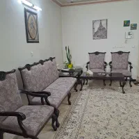 مبلمان استیل ۹ نفره کاملا سالم|مبلمان خانگی و میز عسلی|تهران, مینای شمالی (مخبر)|دیوار