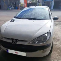 پژو۲۰۶سفید|خودرو سواری و وانت|دابودشت, |دیوار