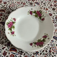 6عدد خورشت خوری چینی گل سرخ