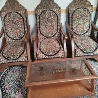 مبل قالی و پشتی پته