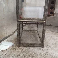 قفس کفتر مرغ خروس پرنده اب دون نون دون