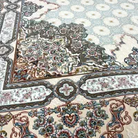 فرش ۹مترسالم تمیز درحدنو۱۲۰۰شانه گل برجسته جدید|فرش|بیرجند, |دیوار
