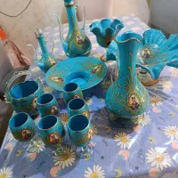 سرویس شاه عباسی دکوری فیروزه ای رنگ