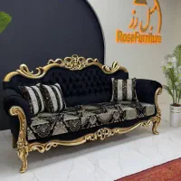 مبل استیل سلطنتی ۷ نفره|مبلمان خانگی و میز عسلی|دهدشت, |دیوار