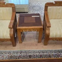 مبل نئو کلاسیک چوب گردو و ناهارخوری ساده تمام گردو|مبلمان خانگی و میز عسلی|تهران, ونک|دیوار